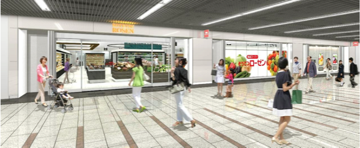 【相鉄ローゼン】川崎駅直結の地下ショッピングセンターに「川崎アゼリア店」画像
