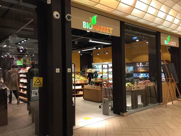 リトアニアのオーガニック専門スーパーマーケット、BIO MARKET
