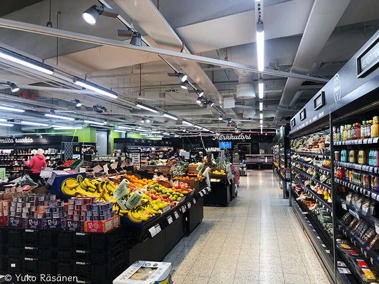 地球のスーパーマーケットの歩き方「Kスーパーマーケット」ヘルシンキ