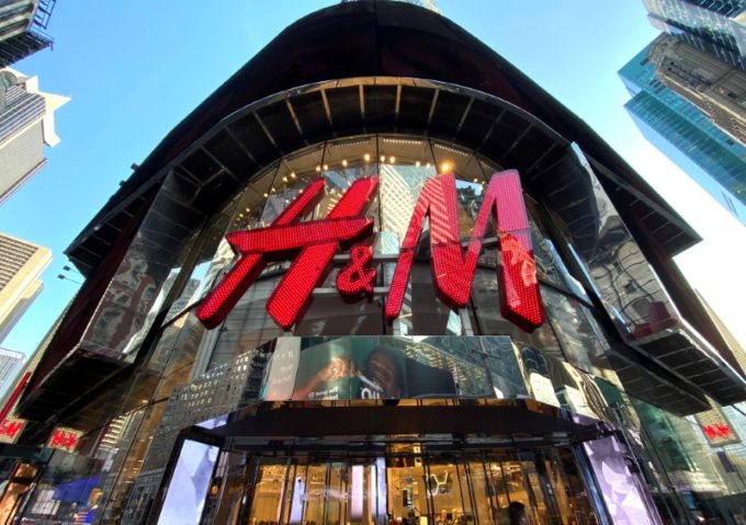 H&M　ニューヨーク、タイムズ・スクエアの店舗