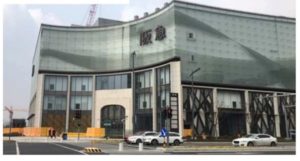 H2Oリテイリングが中国浙江省寧波市で開発中の商業施設「寧波阪急」の完成イメージ