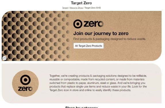 ターゲットが選んだ環境に優しい商品を「ターゲット・ゼロ（Target Zero）