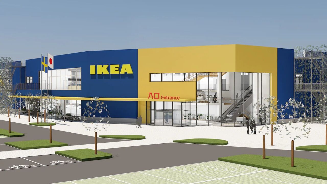「IKEA前橋（仮称）」の完成イメージ
