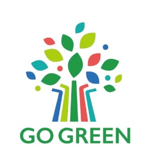 「GO GREEN」チャレンジ宣言のロゴマーク