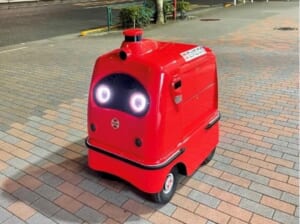 東武ストアが実証実験で使用する自動配達ロボット「デリロ」