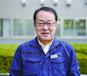 共和機械、取締役営業部長の松本二郎氏。