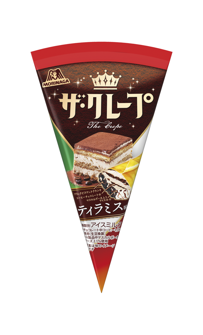 森永製菓「ザ・クレープ＜ティラミス味＞」