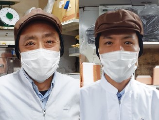 しまむら すみれ平店副店長（兼）精肉部トレーナー柳田 様（左） 商品部 精肉バイヤー内田 様（右）