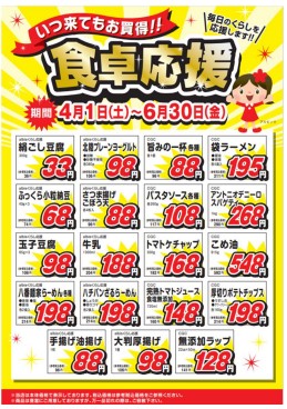 アルビスの価格引き下げ