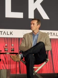 アーバンアウトフィッターズ社チーフテクノロジーオフィサー兼ヌーリィ・プレジデントのデイヴ・へイン氏 出典：筆者撮影