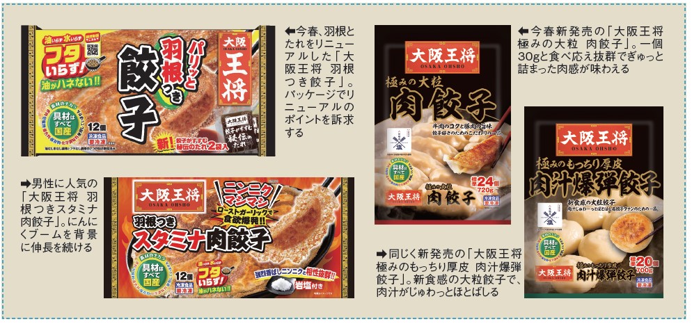 イートアンドフーズ「大阪王将 羽根つき餃子」