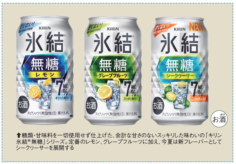 スピリッツ低アルコール・チューハイ部門No.1 無糖チューハイヒットの立役者「氷結®無糖」 _流通・小売業界  ニュースサイト【ダイヤモンド・チェーンストアオンライン】