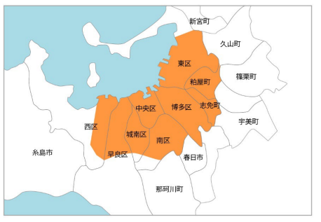 MrMax即配サービスの対象エリア