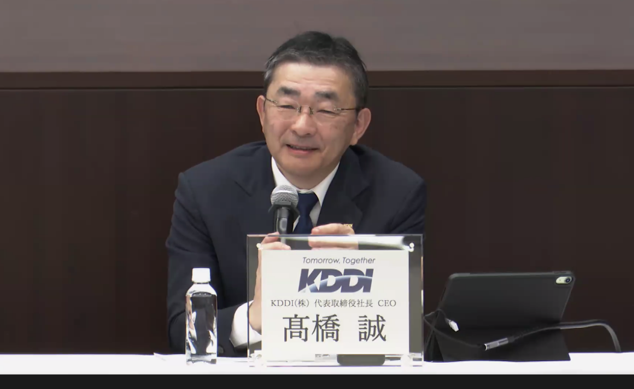 KDDIの髙橋誠社長