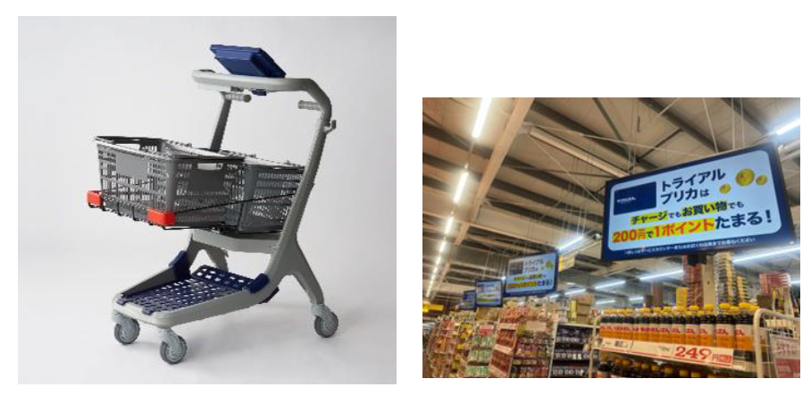 「Skip Cart®」と「インストアサイネージ™」