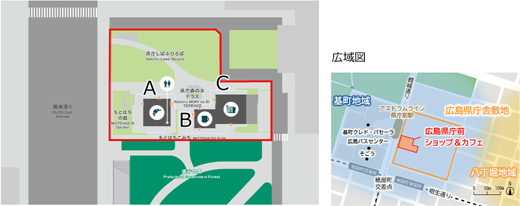 「MOTOMACHI CONNECT」の敷地全体図