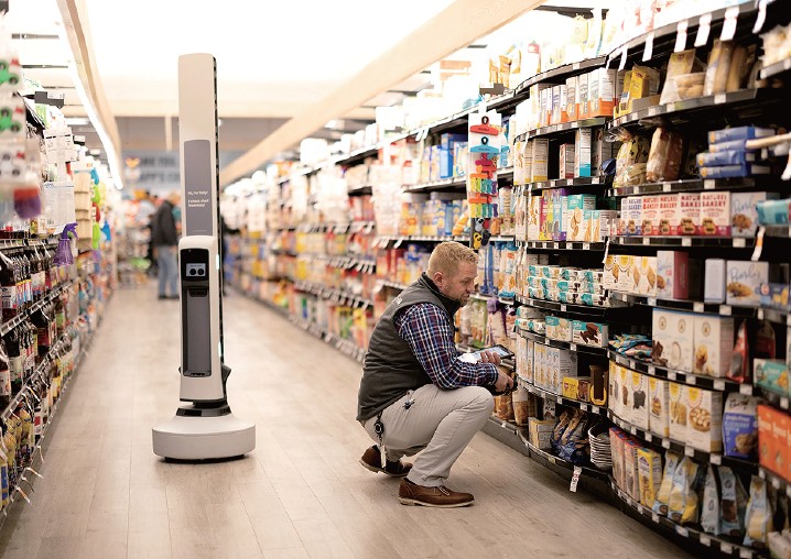 売場を巡回するインベントリーロボット「Tally」