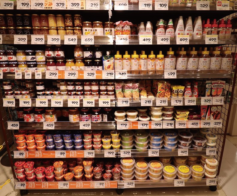 ベイシアFoods Park旭サンモール店（千葉県旭市）のジャム・スプレッドの売場