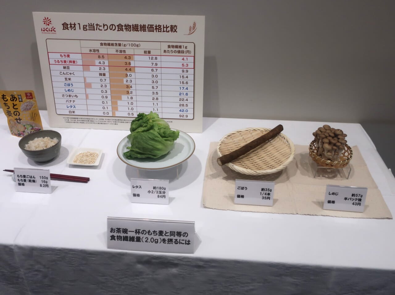 展示していた内容