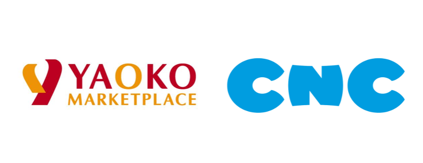ヤオコーとCNCのロゴ