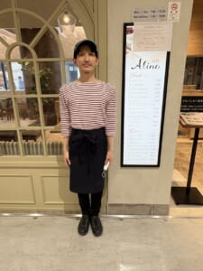 Aline cafe et sucreries（アリーヌ カフェ エ シュクルリ）店長