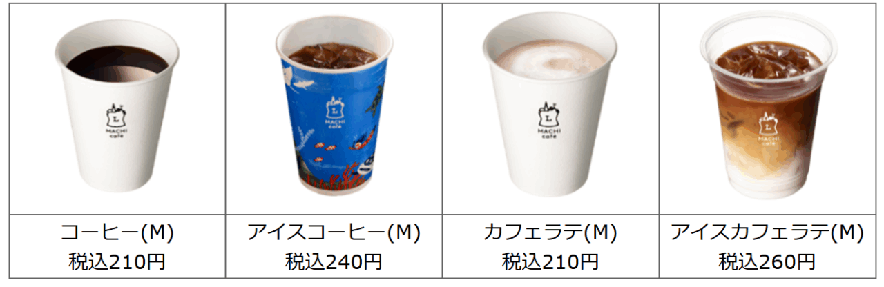 全国のホスピタルローソンで割引されるマチカフェ各種