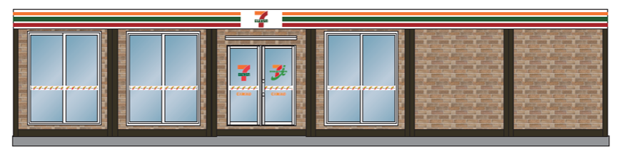 セブン‐イレブン八女星野村店(仮) 外観イメージ