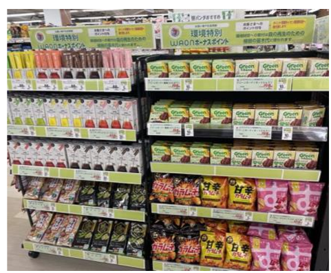 イオン九州の「環境特別WAONボーナスポイント」対象商品例