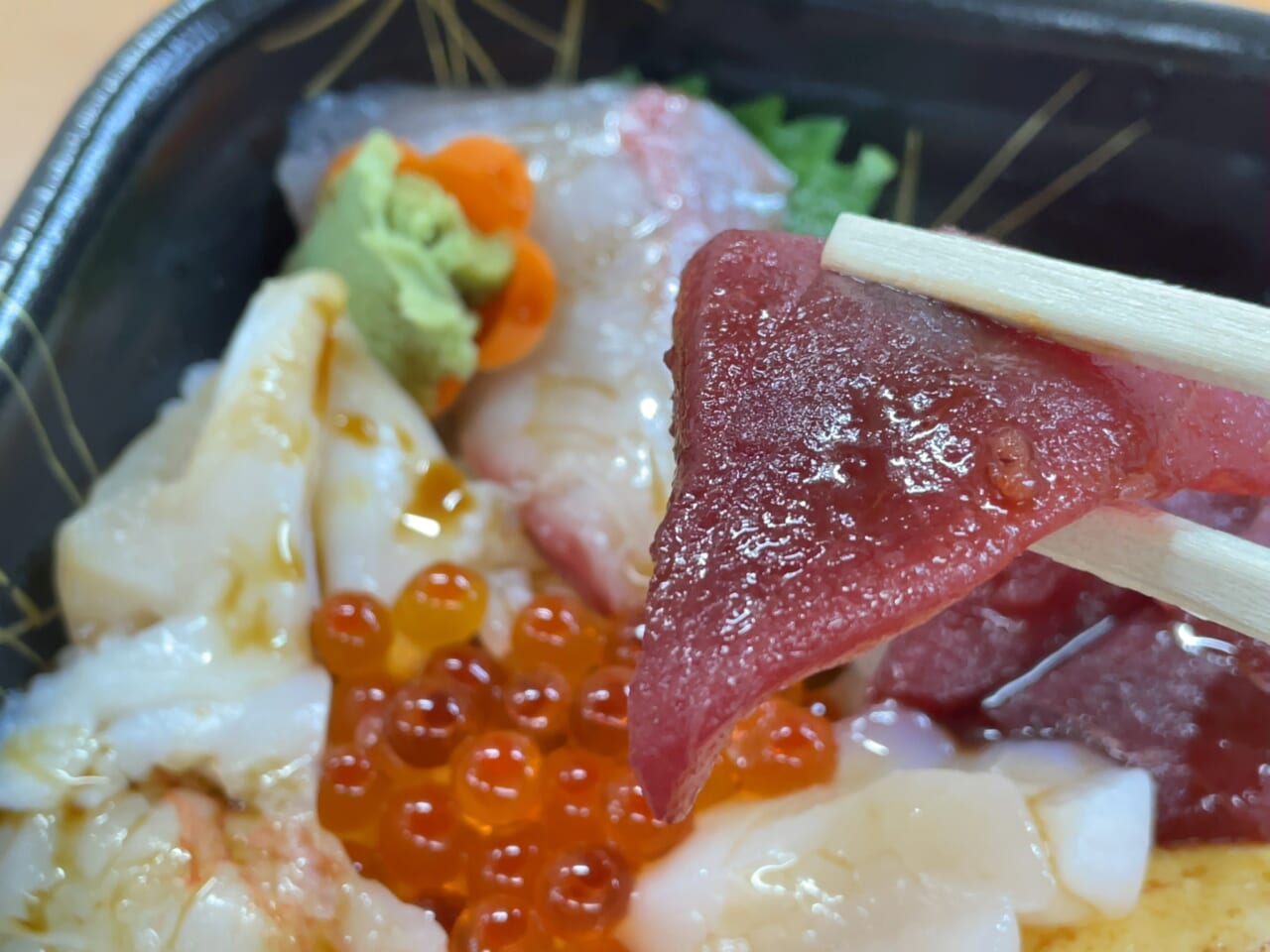 マグロからいただく。これはたまらん