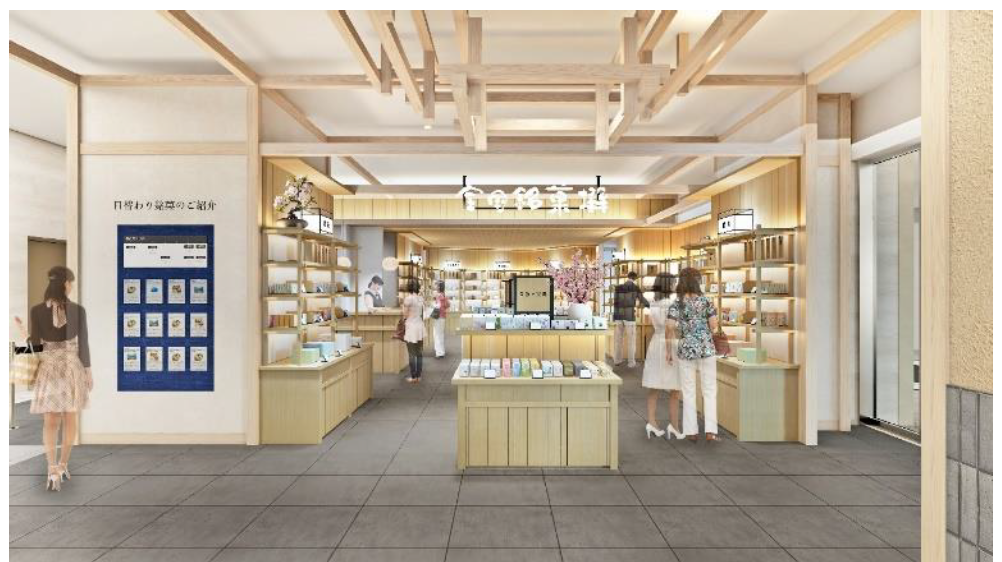 東武百貨店池袋本店リニューアル後の「全国銘菓撰」のイメージ