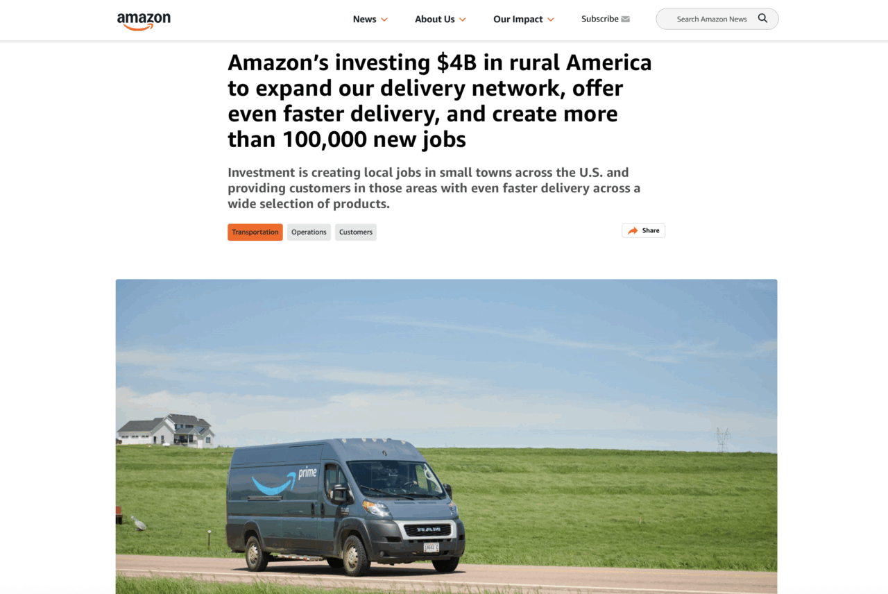 アマゾン発表資料より