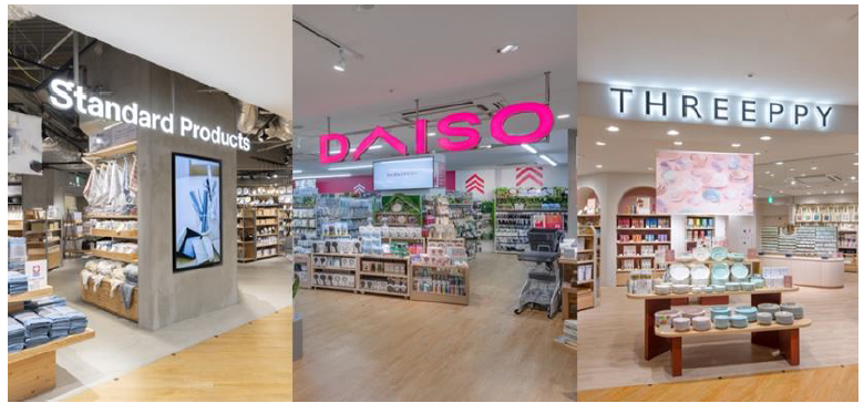 3ブランド複合店 店舗イメージ