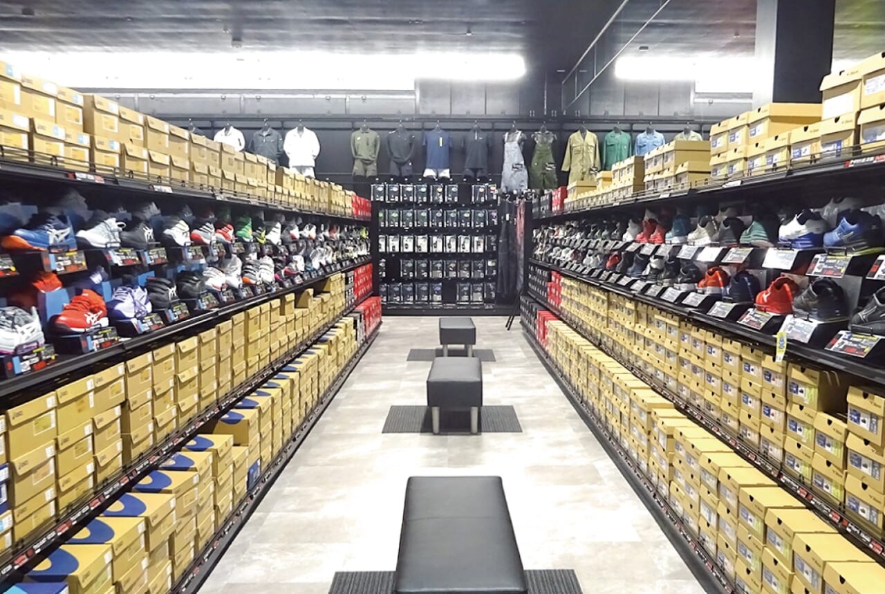 セーフティーシューズ売場