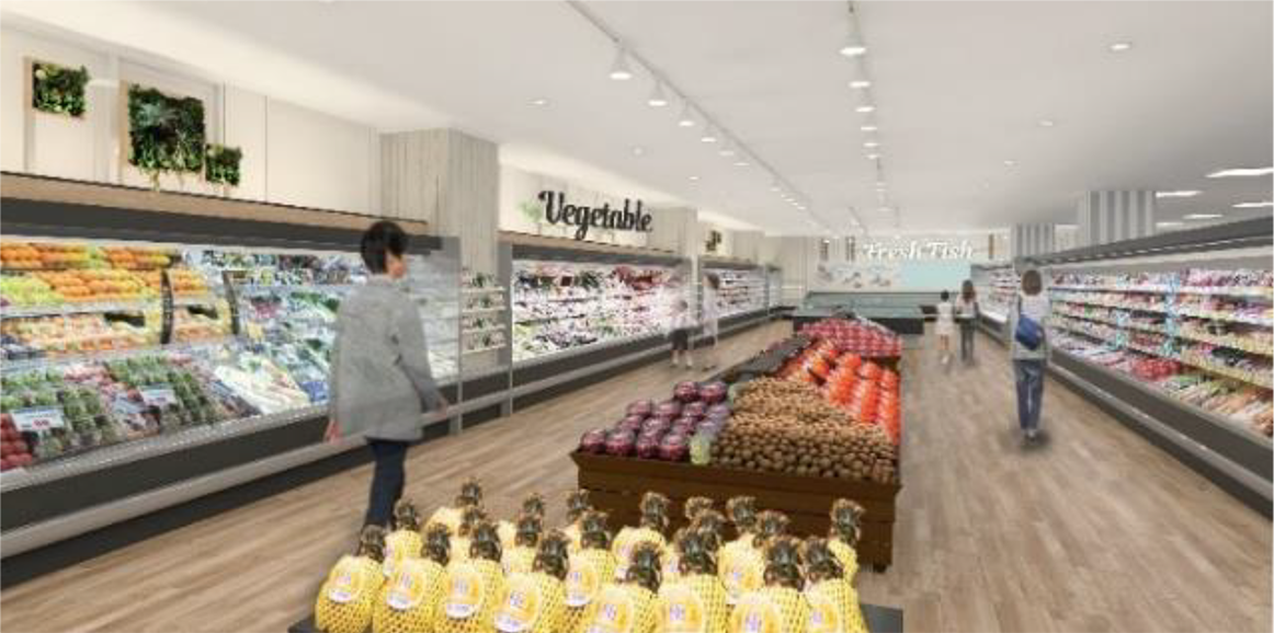 東武ストア西川口店　改装後の内装イメージ