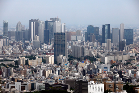 都心部の高層ビル群