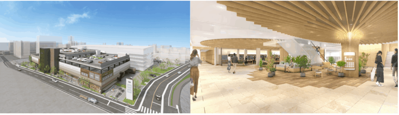 (仮称)大阪市平野区複合開発計画(商業)　完成イメージ