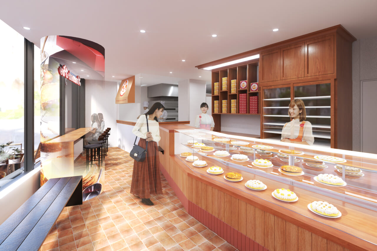 アンナミラーズ新店舗の内観イメージ