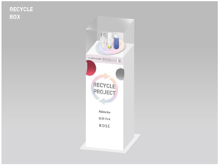 使用済み化粧品プラスチック容器回収ボックス