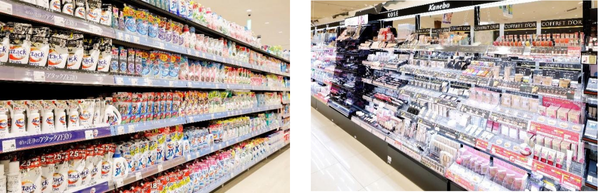 クスリのアオキ　売り場イメージ