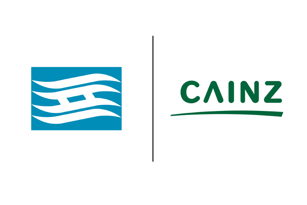 兵庫県とカインズのロゴ