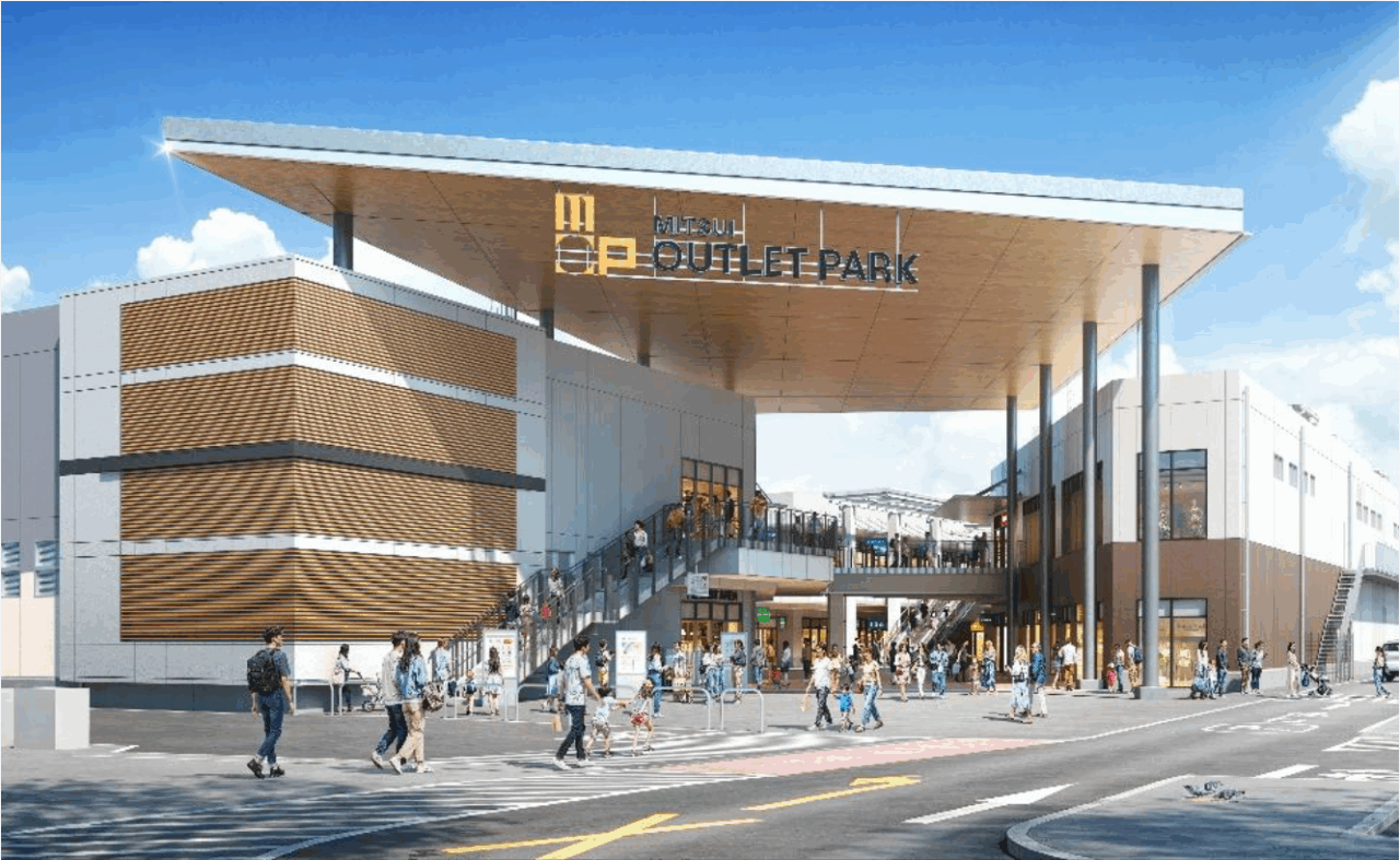 「(仮称) 三井アウトレットパーク 福岡」 入口 CG